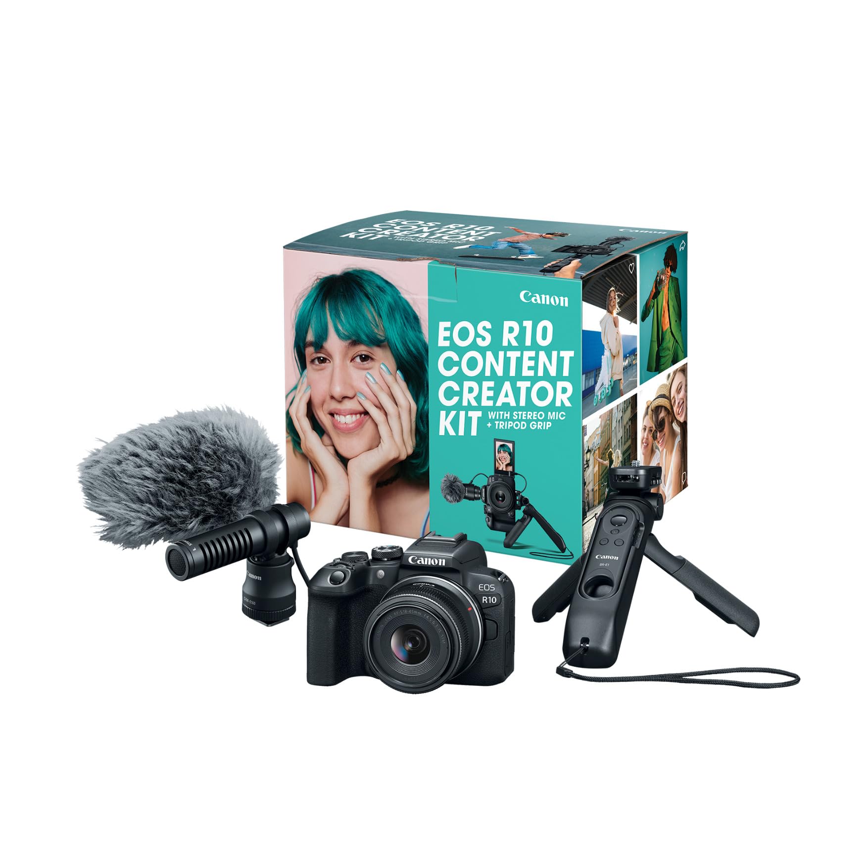 Canon EOS R10 Mirrorless Camera Content Creator Kit