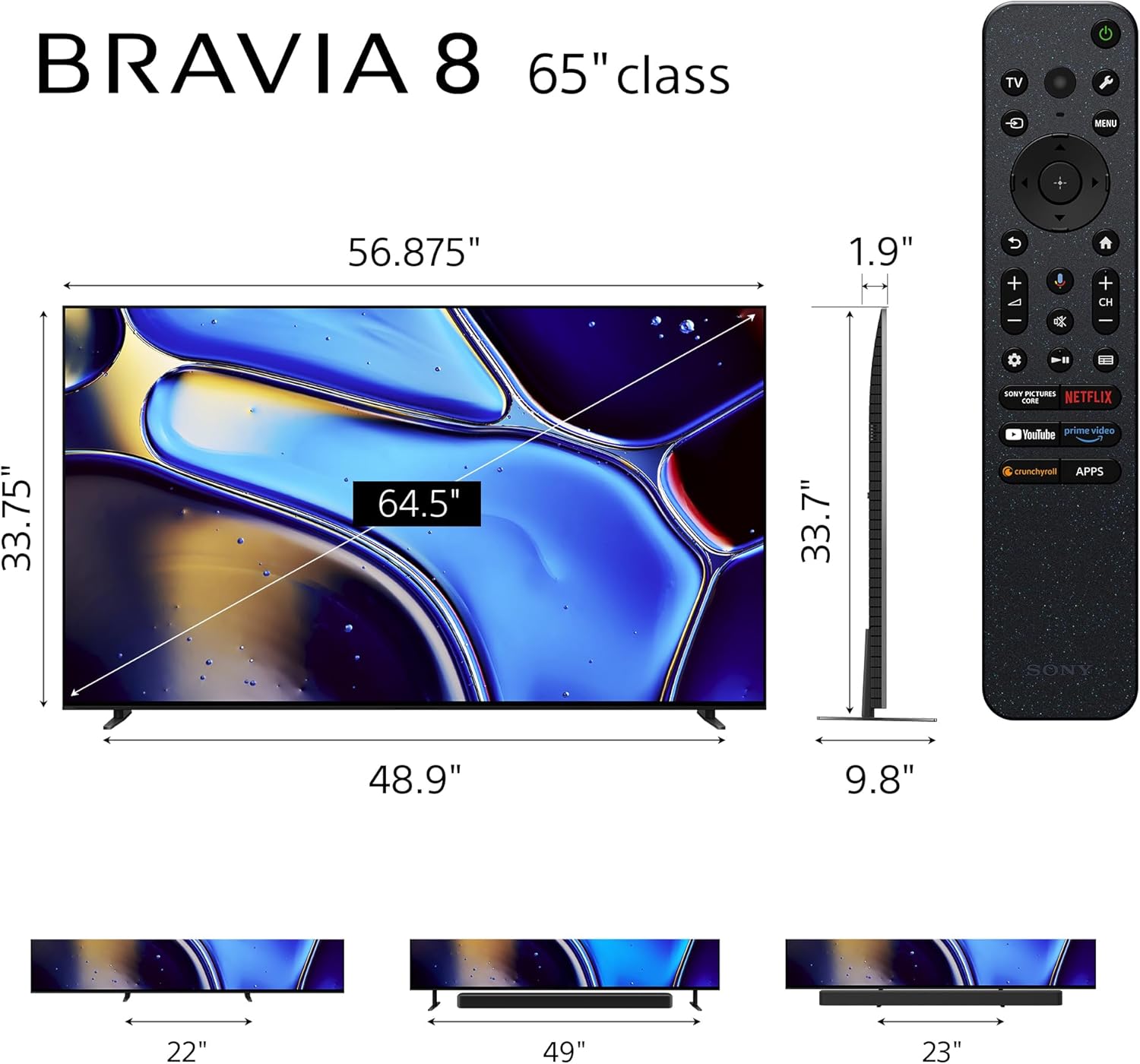 Sony BRAVIA 8 4K OLED Smart TV