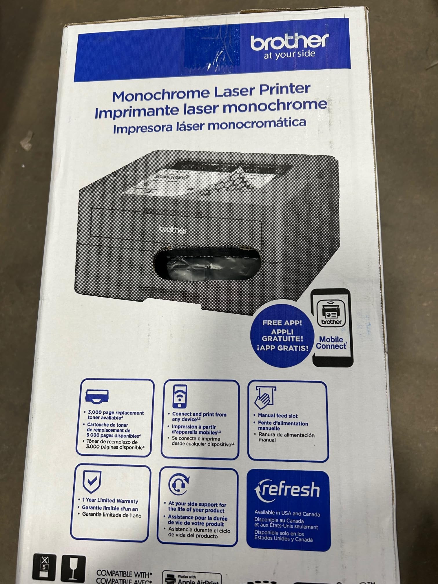 Brother HL-L2420DW Wireless Compact Monochrome Laser Printer detail