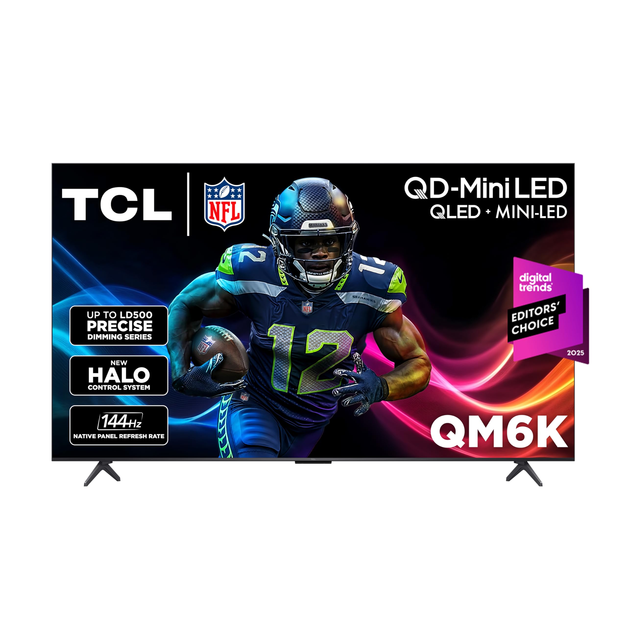 TCL 55 Inch Class QM6K Series QD-Mini LED QLED 4K HDR 144Hz Google TV