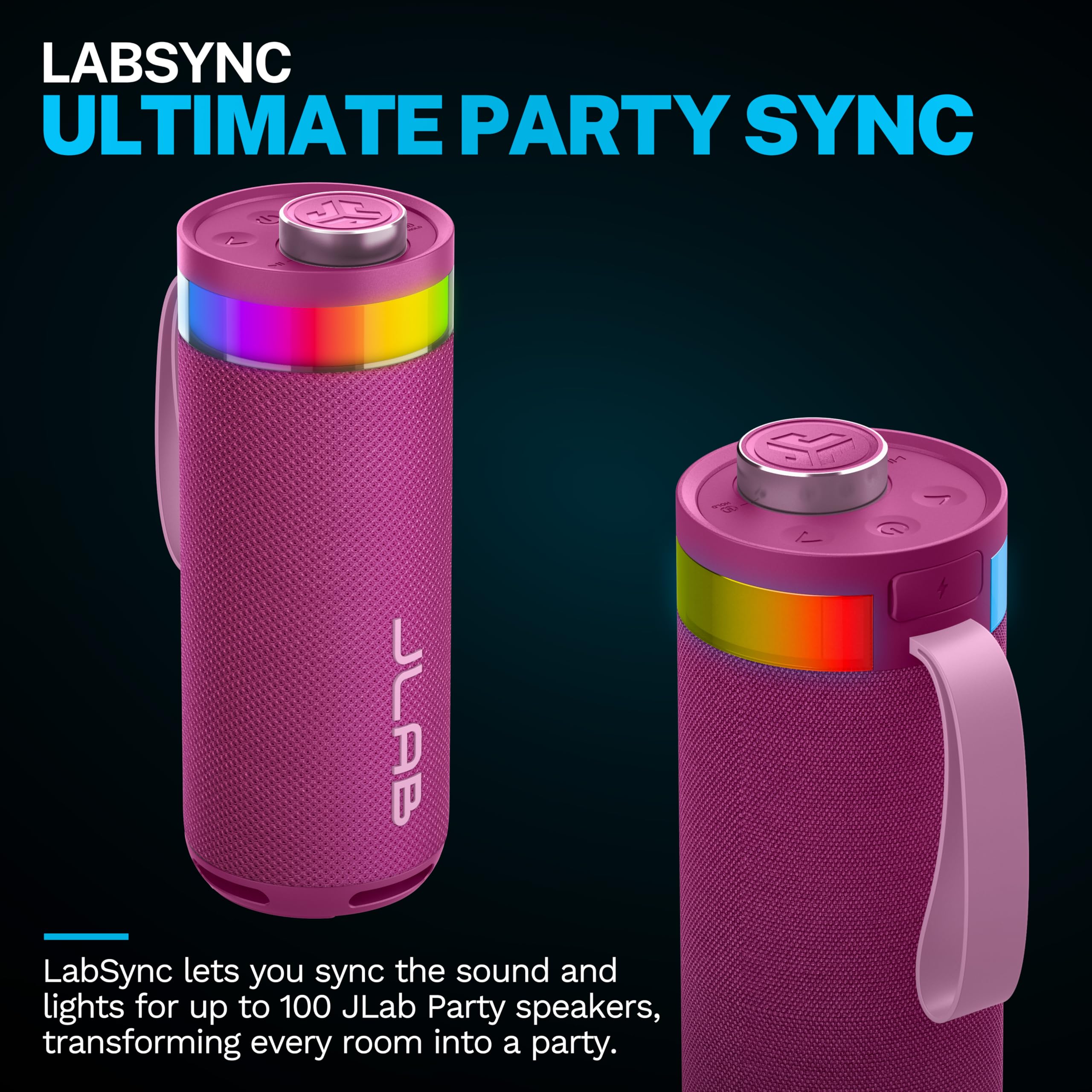 JLab Go Party Bluetooth Portable Speaker detail