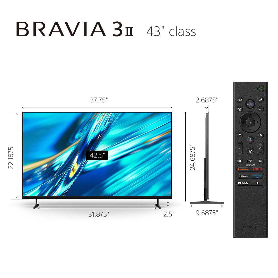 Sony BRAVIA 3 II 4K HDR LED Google TV detail