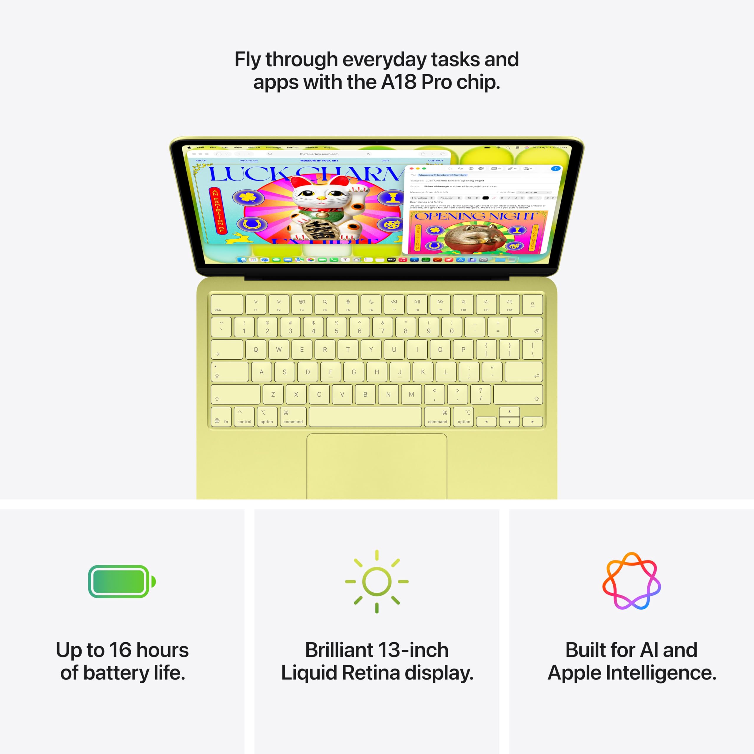 Apple MacBook Neo 13-inch A18 Pro chip