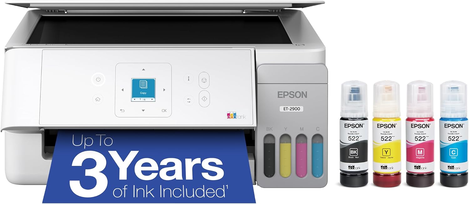 Best Epson EcoTank Printers: ET-4950, ET-2900 and ET-4810 Compared