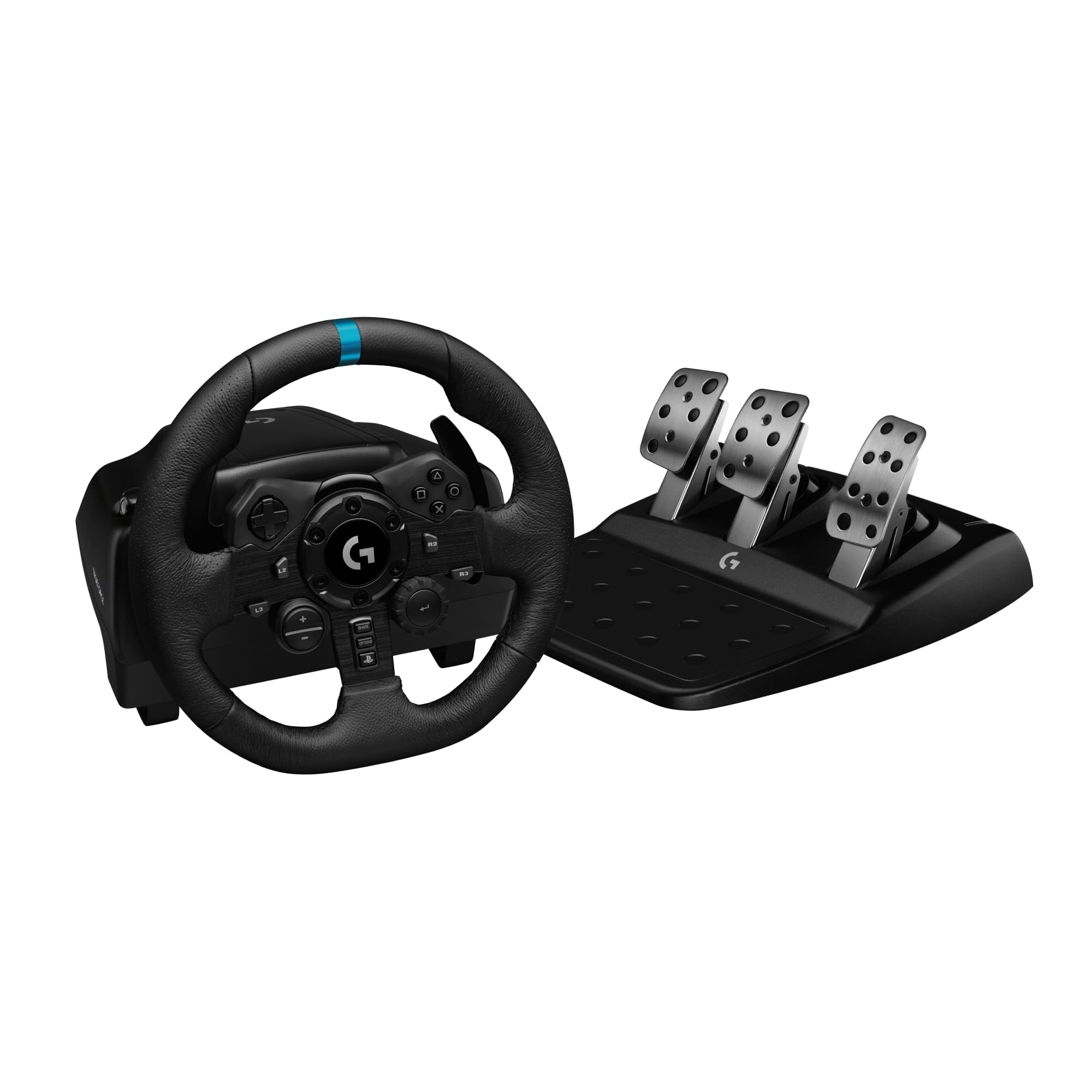 Logitech G923 Racing Wheel and Pedals, TRUEFORCE up to 1000 Hz Force Feedback