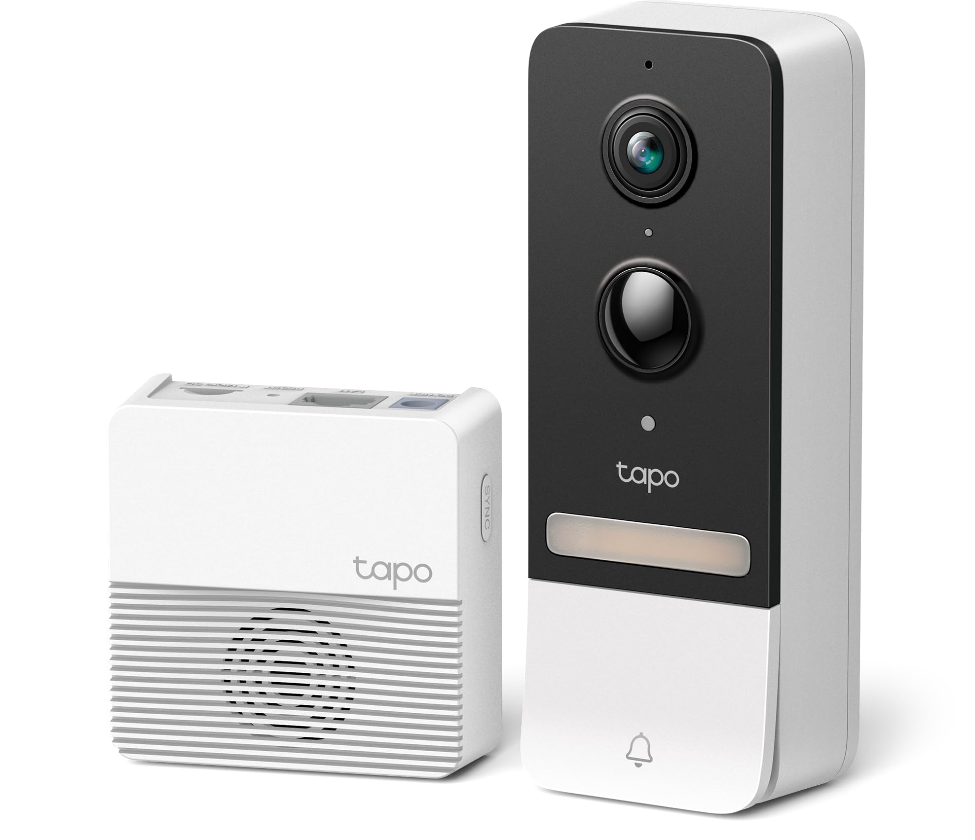 TP-Link Smart Video Doorbell Camera, Chime Included, 2K 5MP, Color Night