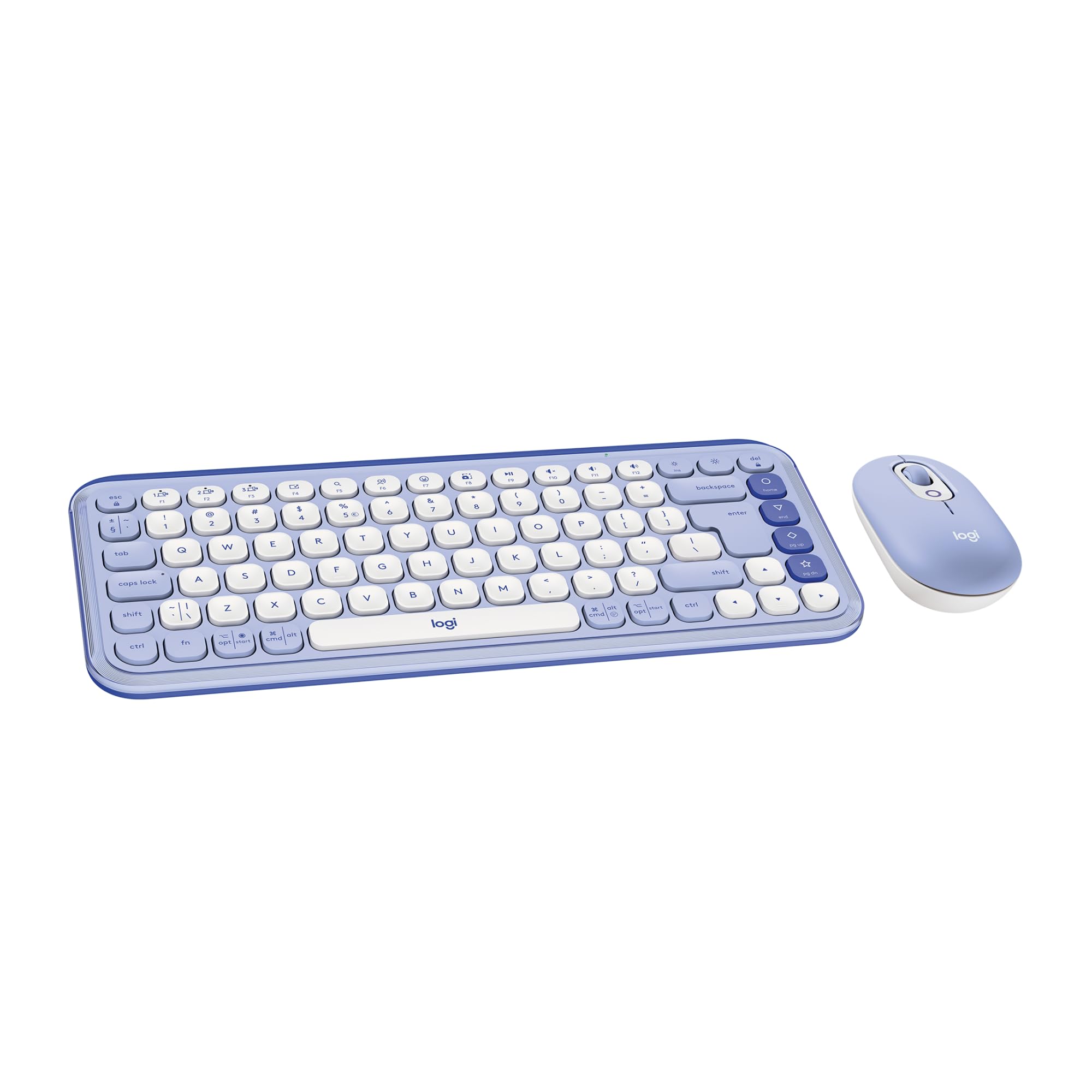 Logitech POP ICON Combo, Wireless Bluetooth Keyboard and Mouse, Comfortable