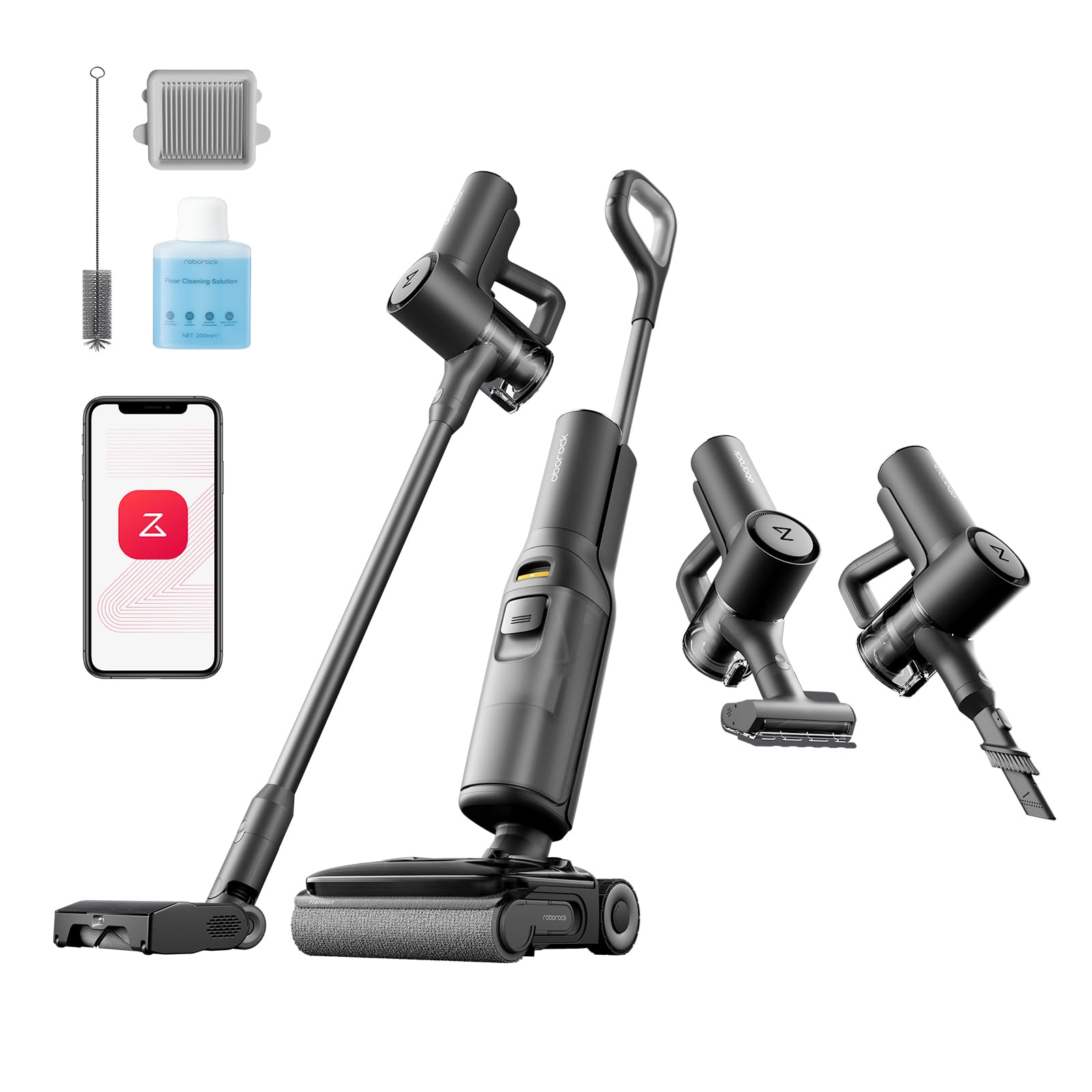 roborock F25 ACE Combo Wet Dry Vacuum Cleaner, 5-in-1 Cordless Stick Vacuum