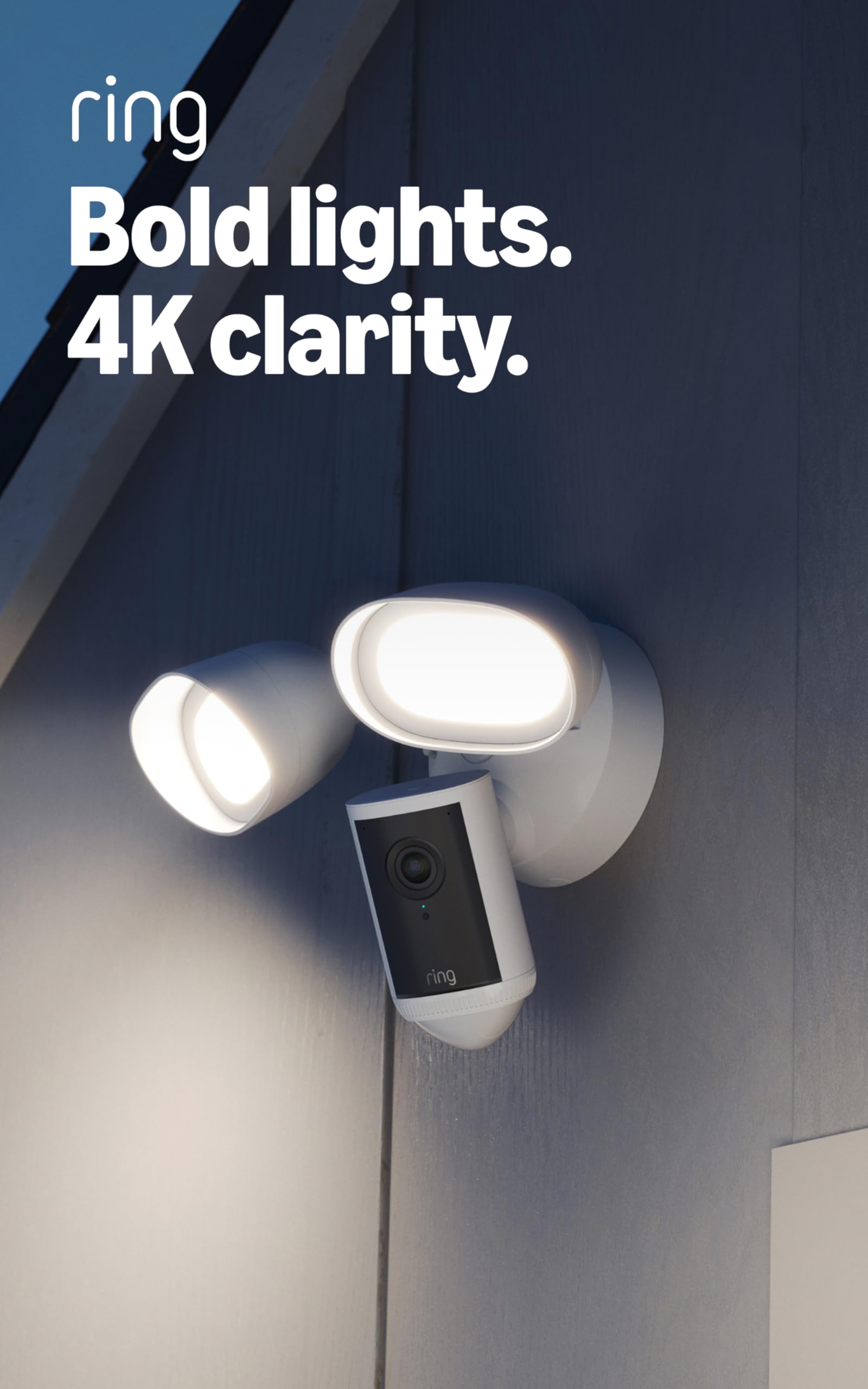 Ring Floodlight Cam Pro, Wired (newest model), Home or business security