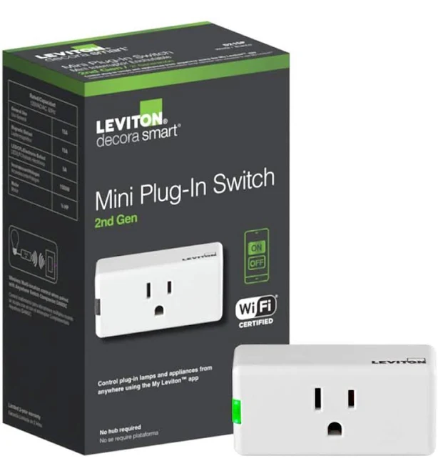 Leviton Decora Smart Wi-Fi Mini Plug-In Switch