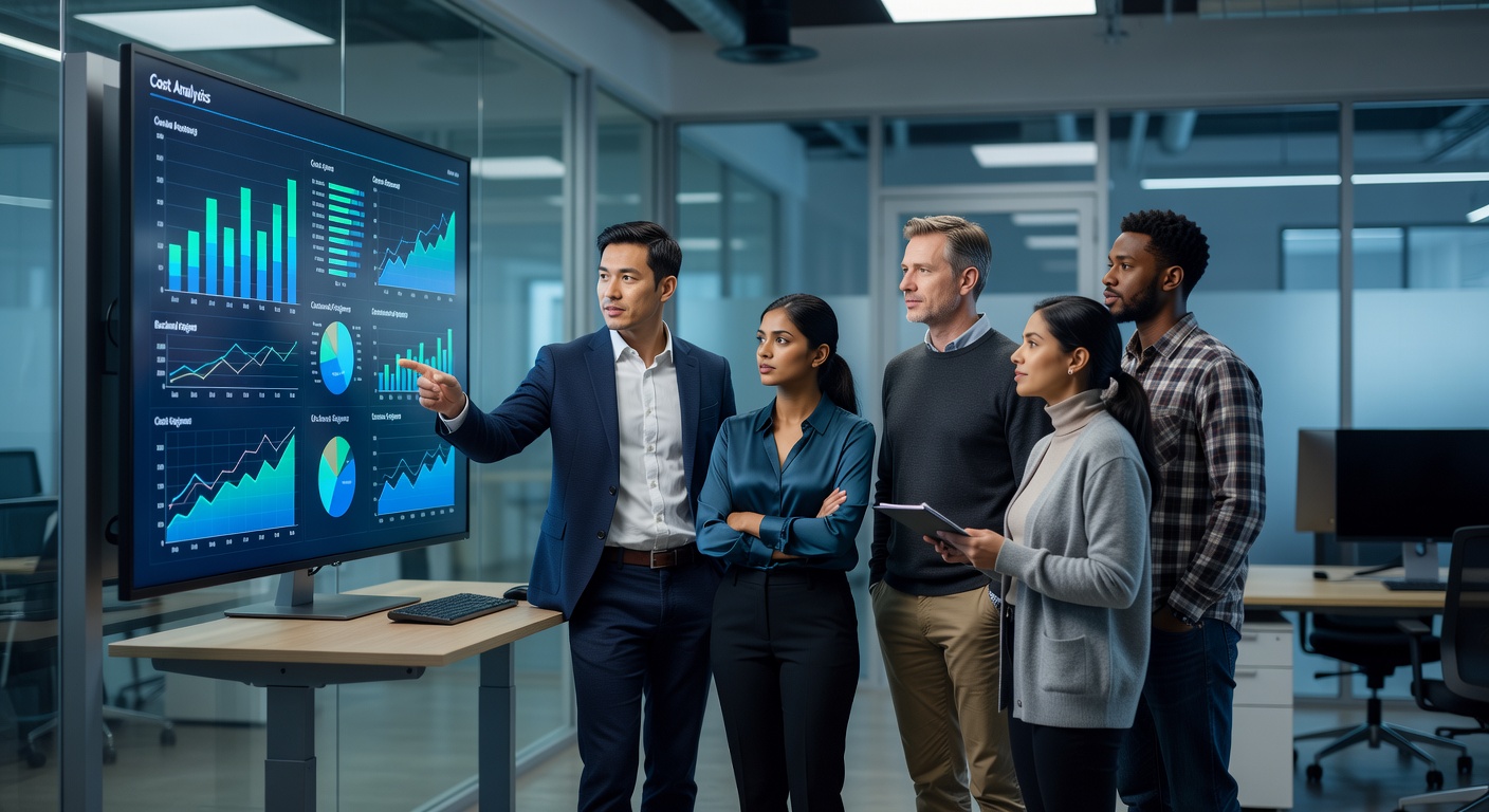 Engineering team reviewing AI tool spend