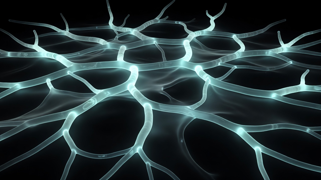 Branching tubular structures forming in a lab-grown kidney organoid