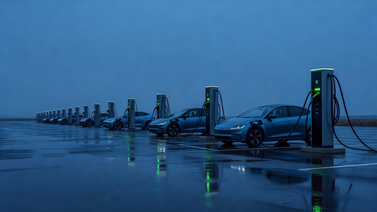 With green indicator lights glowing.